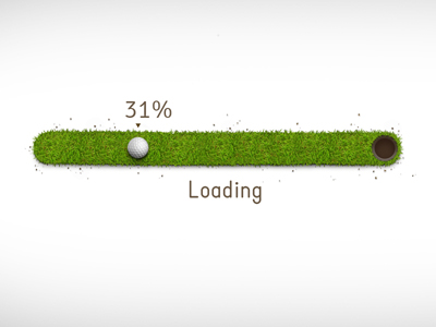loading golf animation